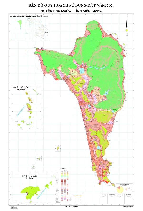 Bản đồ quy hoạch sử dụng đất Phú Quốc